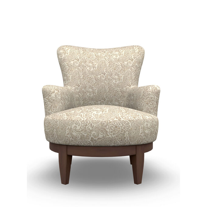Best Home Furnishings | Justine Natural Swivel Chair