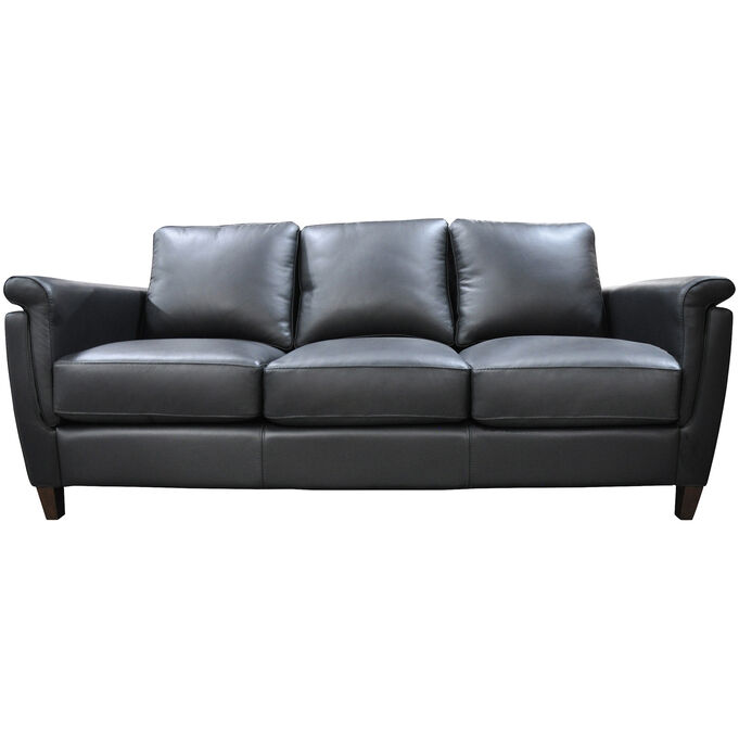 Omnia Leather , Ellis Denver Black Sofa