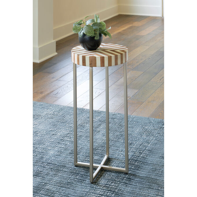 Cartley White Accent Table