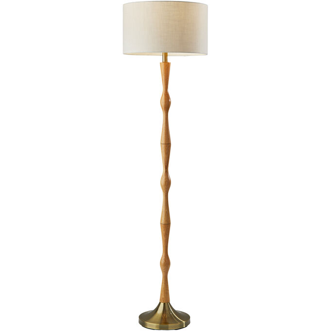 Adesso | Eve Natural Floor Lamp
