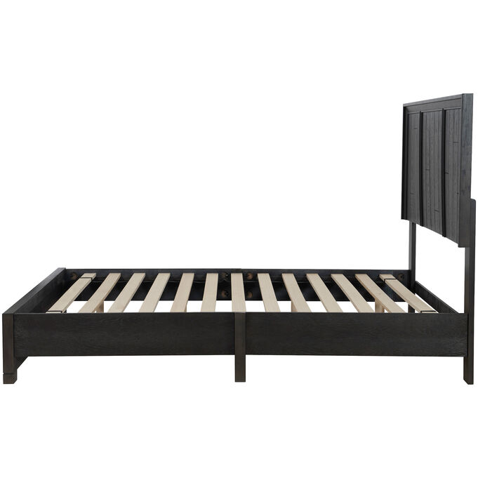 Westcliff Black Queen Panel Platform Bed