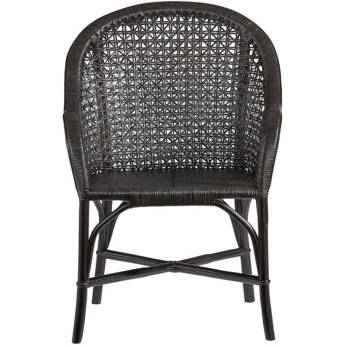 Progressive Furniture | Louie Black Accent Arm Chair