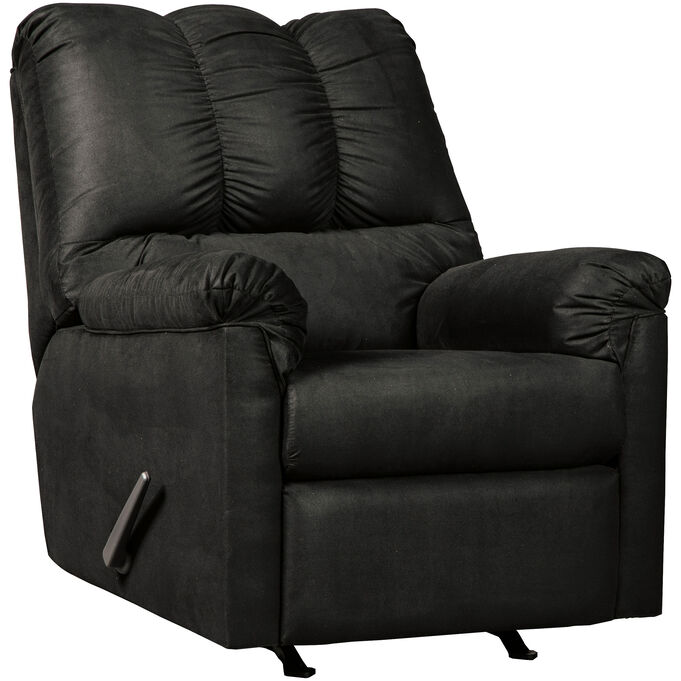 Ashley Furniture | Marcy Black Rocker Recliner Chair
