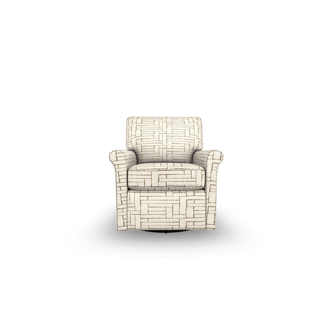 Best Home Furnishings | Kacey Cream Swivel Glider Chair