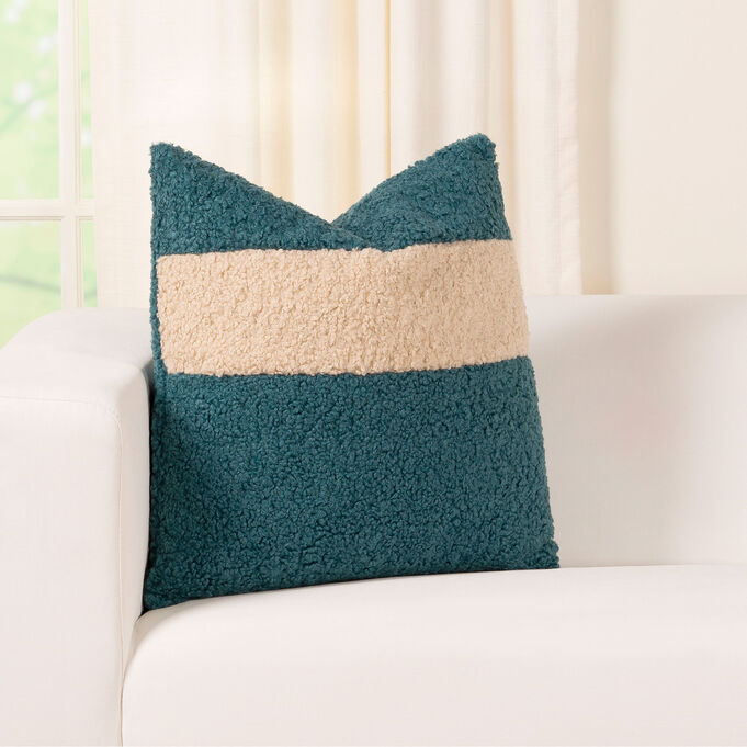 Tiffany Aegean Stripe Boucle Pillow