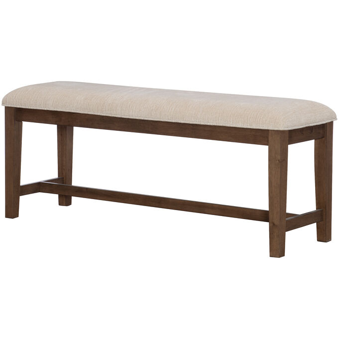 Bluffton Heights Brown Dining Bench