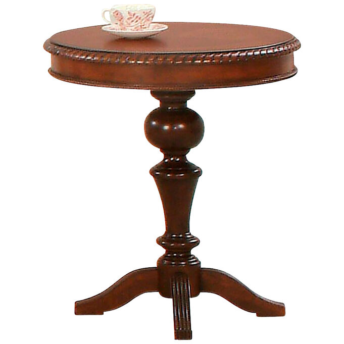 Progressive Furniture , Mountain Manor Heritage Cherry Chairside Table