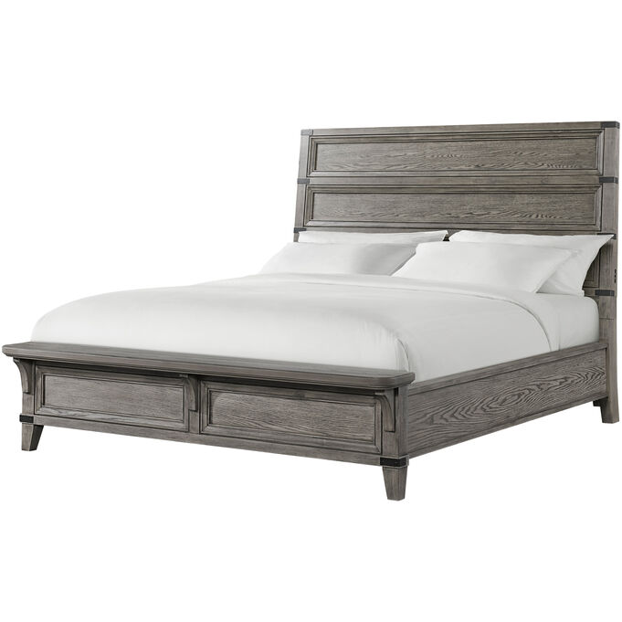 Intercon | Forge Brushed Steel California King Bed