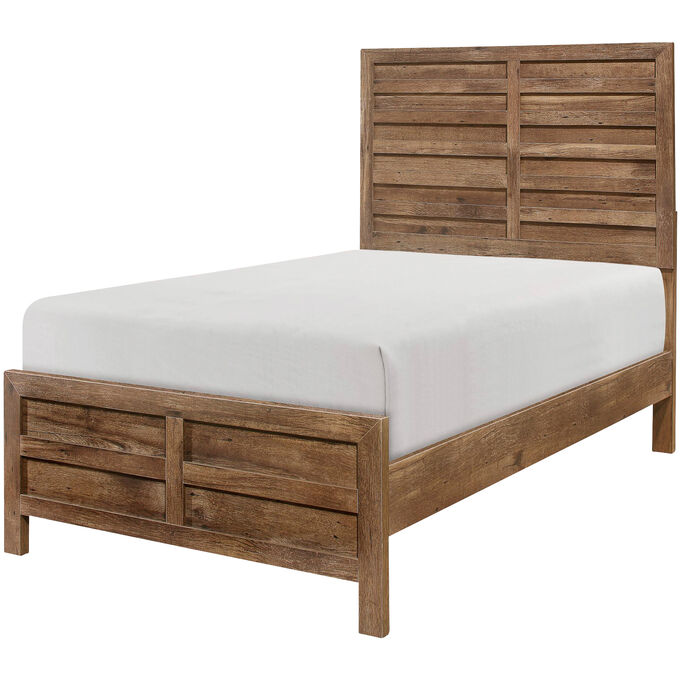 Riverwood Medium Brown Twin Bed