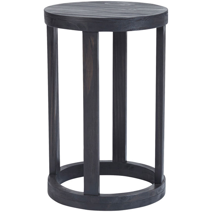 Progressive Furniture | Brie Dark Gray Chairside Table