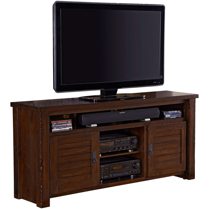 Progressive Furniture , Trestlewood Mesquite Pine 64 Console Table
