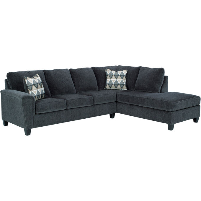 Abinger Smoke Right Chaise Sleeper Sectional