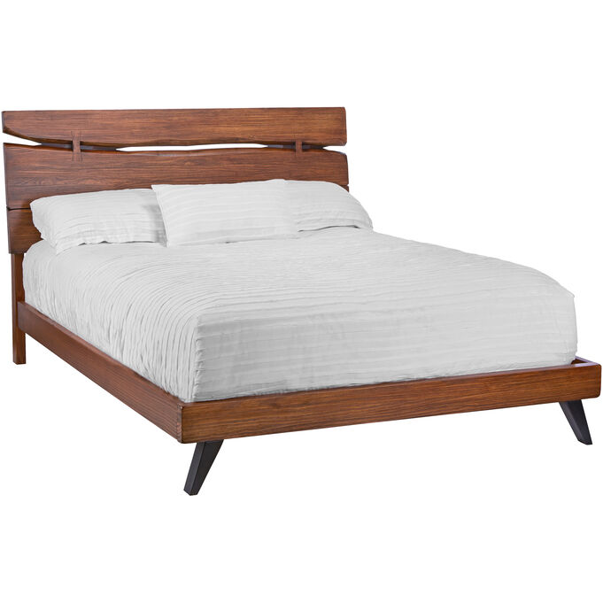 Dana Point Rustic Brown King Bed