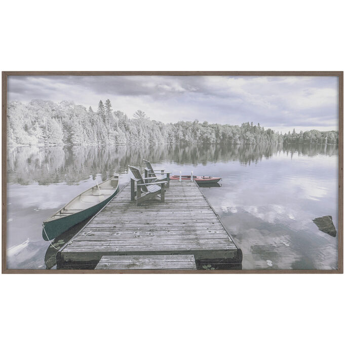 Northwood Collection , Heartland Home Lakeview Wall Art , Gray