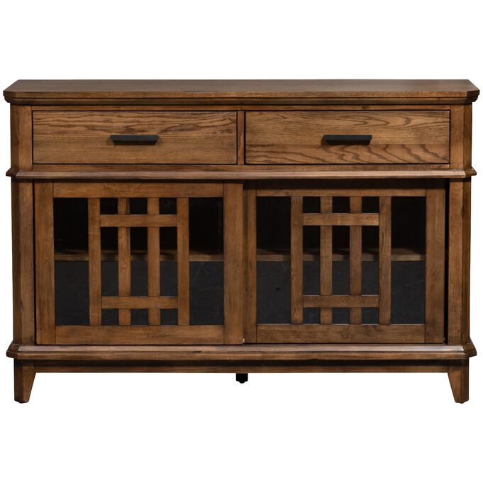 Liberty Furniture , Santa Rosa II Antique Honey Server Sideboard Buffet Cabinet
