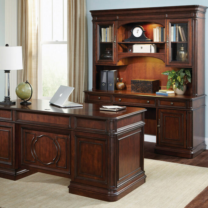 Liberty Furniture , Brayton Manor Dark Brown 5 Piece Desk Set