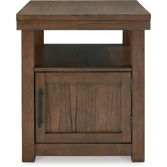 Ashley Furniture | Boardernest Brown End Table
