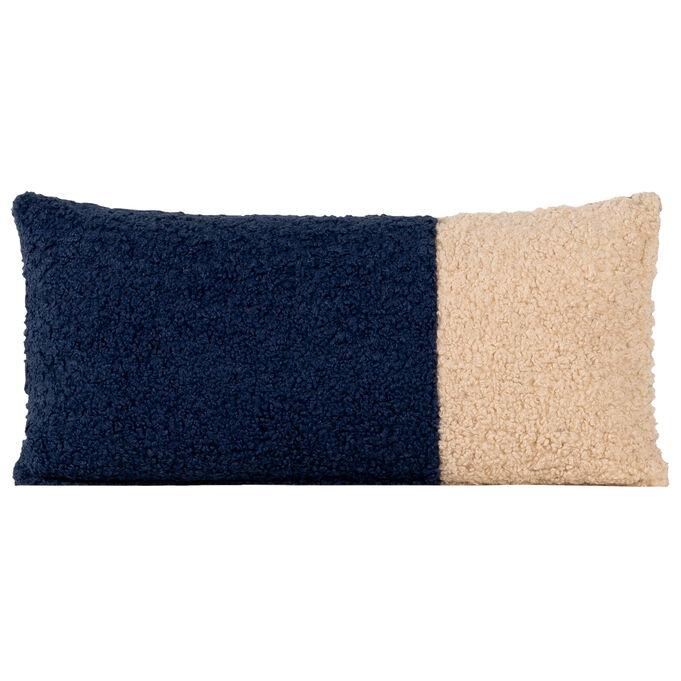 Siscovers | Tiffany Indigo 2 Patch Boucle Pillow