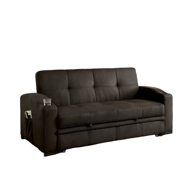 Furniture Of America | Mavis Dark Brown Futon Sofa