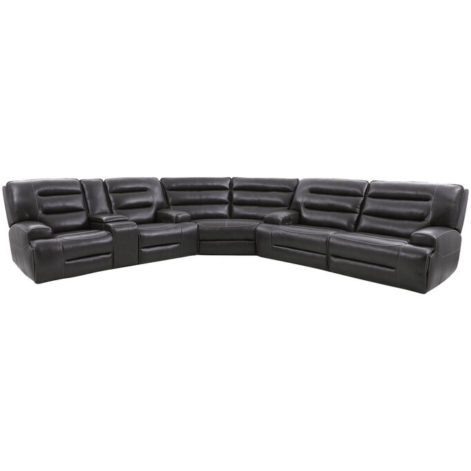 Triton Gray 3 Piece Power+ Reclining Sectional