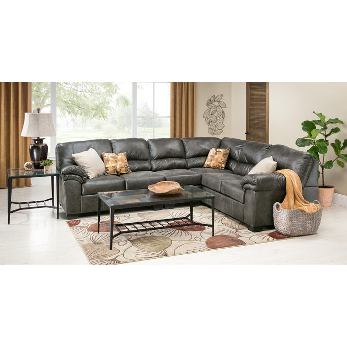Ashley Furniture , Redmond 3 Piece Slate Sectional Sofa