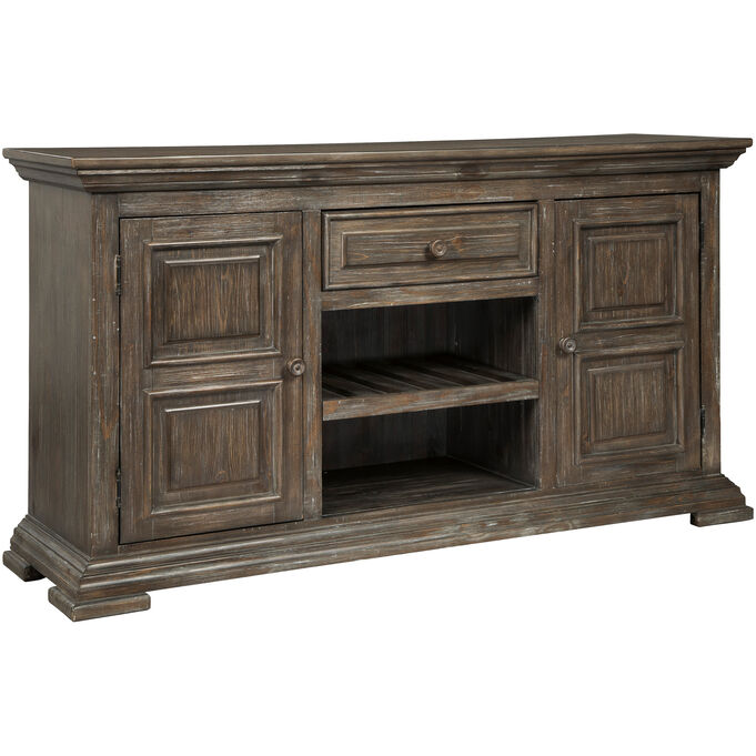 Ashley Furniture | Wyndahl Rustic Brown Server Sideboard Buffet Cabinet