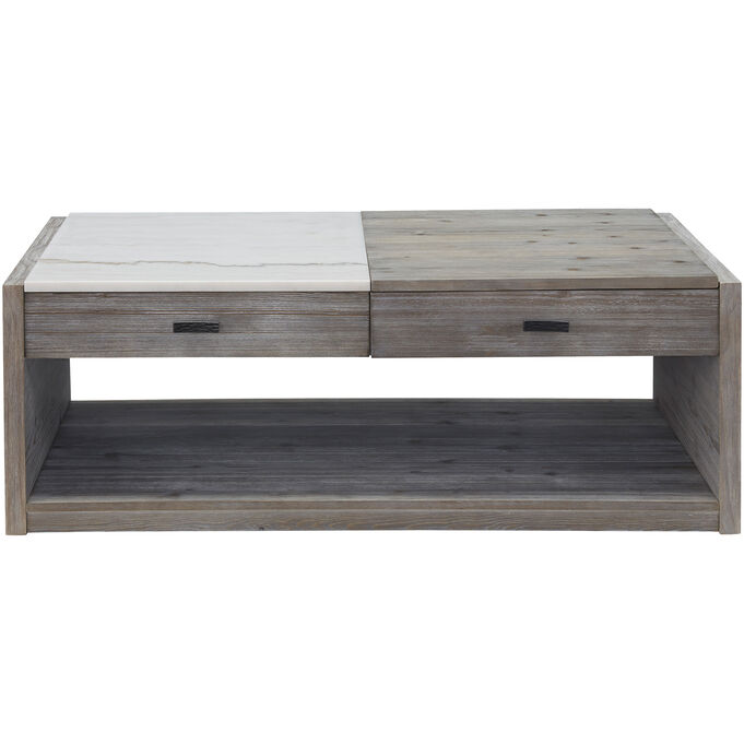 Progressive Furniture | Moonbeam Moonlit Gray Lift Top Coffee Table
