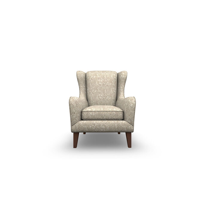 Best Home Furnishings , Lorette Natural Wingback Accent Chair