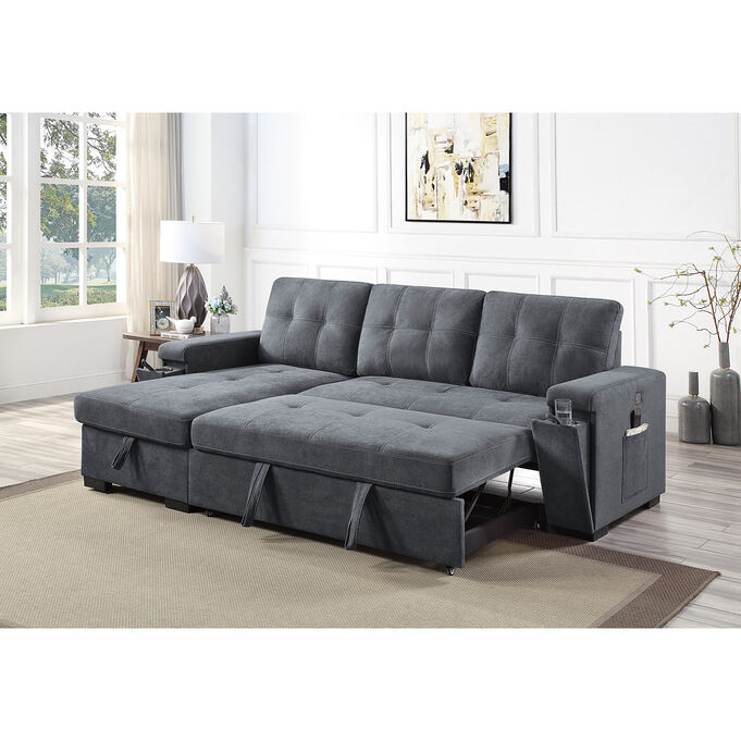 Toby Gray Full Storage Sleeper Sectional
