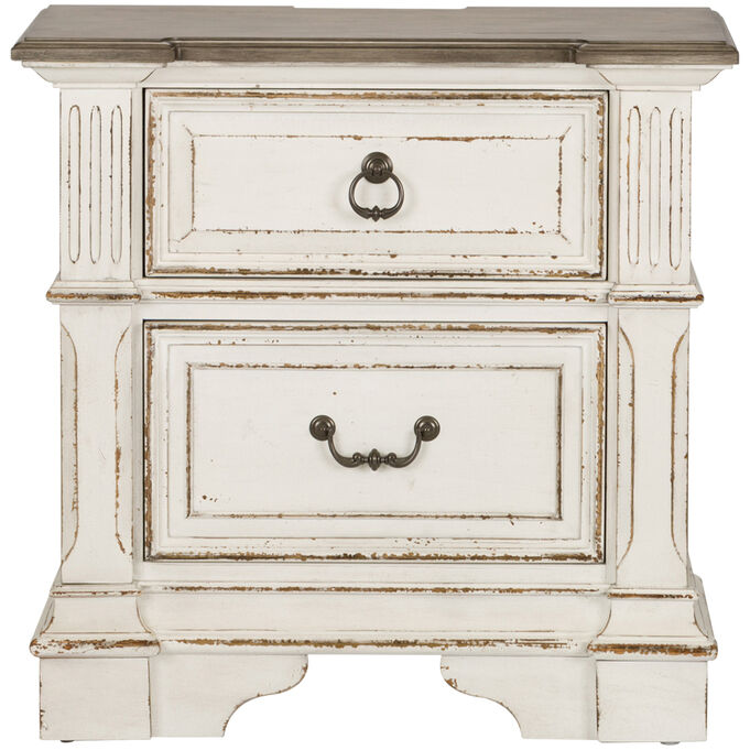 Liberty Furniture | Abbey Park White Nightstand