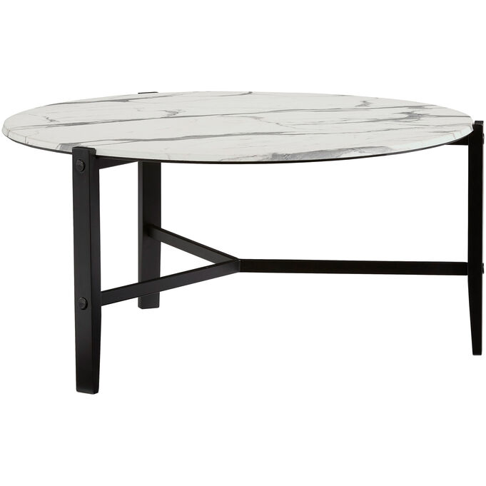 Progressive Furniture | Rowen White Coffee Table | Chantilly White