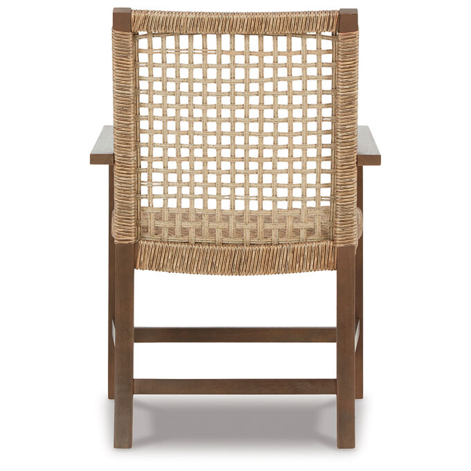 Germalia Brown Outdoor Dining Chair
