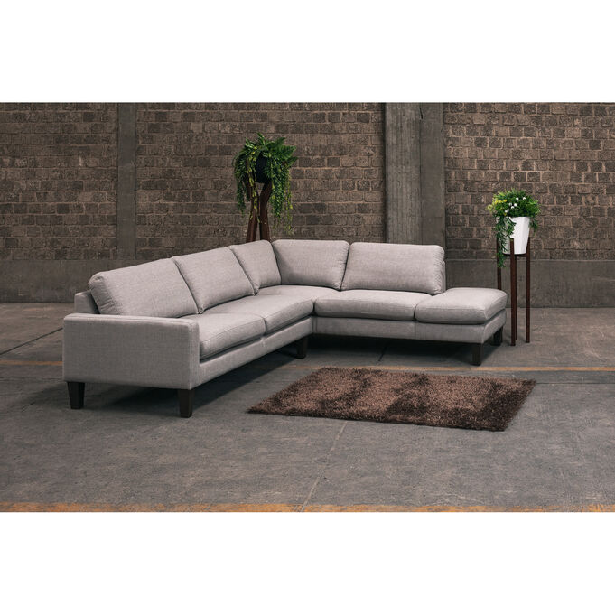 Scout Gray 2 Piece Right Chaise Sectional