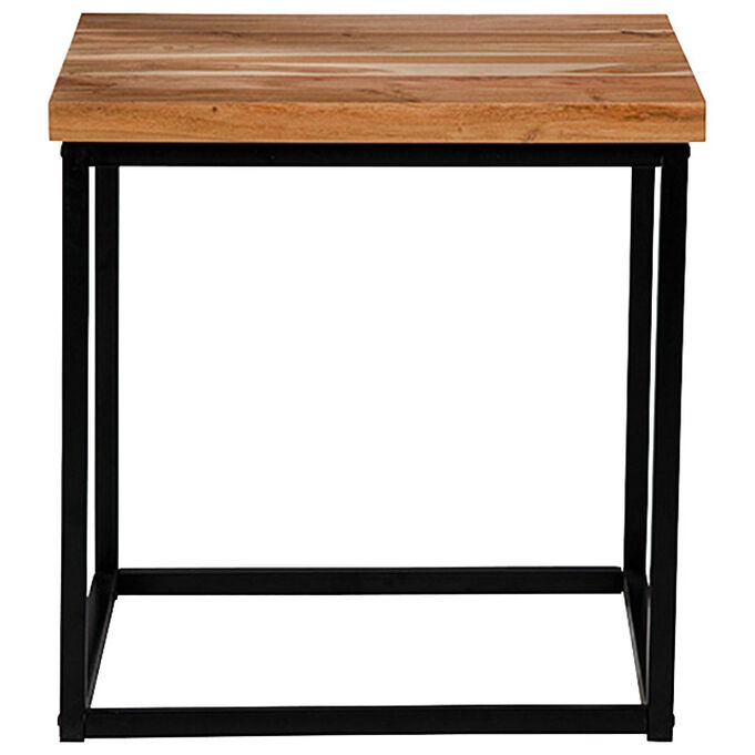 Ames Natural Rectangular End Table