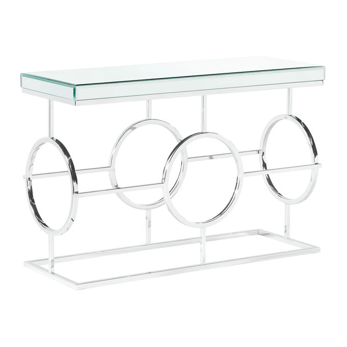 Elements | Pearl Chrome Sofa Table