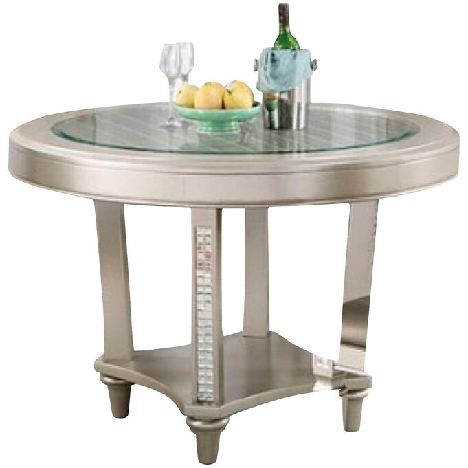 Furniture Of America | Adelina Champagne Round Dining Table