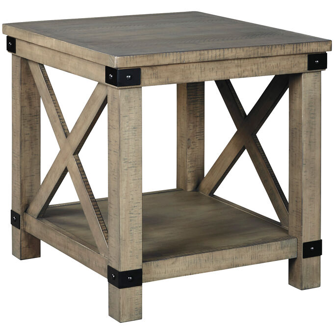 Ashley Furniture | Aldwin Gray End Table