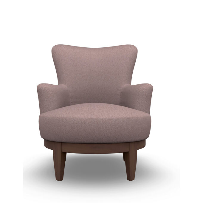 Best Home Furnishings | Justine Mauve Swivel Chair