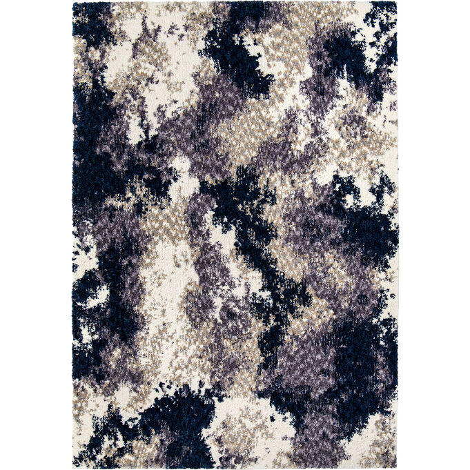 Cotton Tail Dreamy Taupe Blue 9x13 Rug
