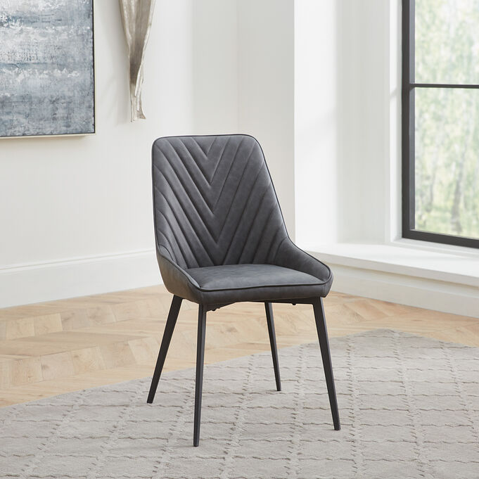 Modus Furniture International | Lucia Charcoal Upholstered Side Chair