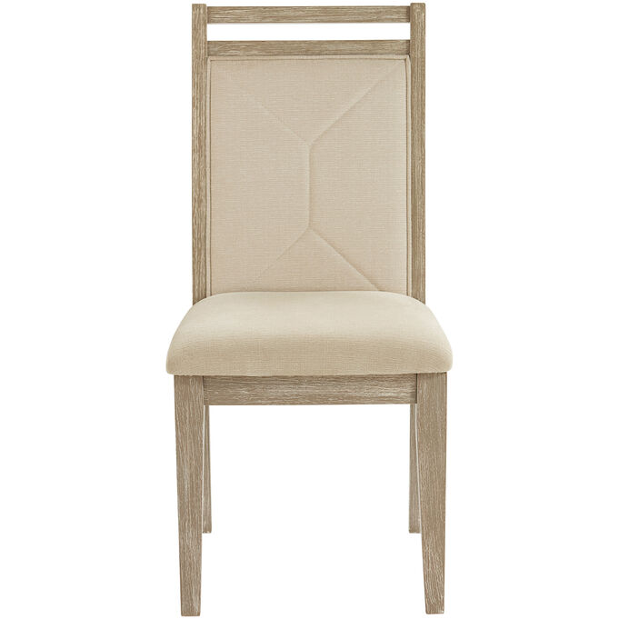 Progressive Furniture | Beck Weathered Taupe Upholstered Side Chair