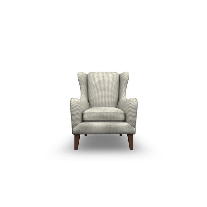 Best Home Furnishings | Lorette Graphite Wingback Accent Chair