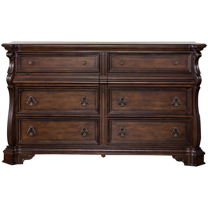 Liberty Furniture | Arbor Place Dark Brown Double Dresser