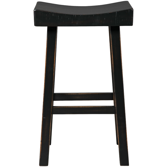 Ashley Furniture | Glosco Black Bar Stool