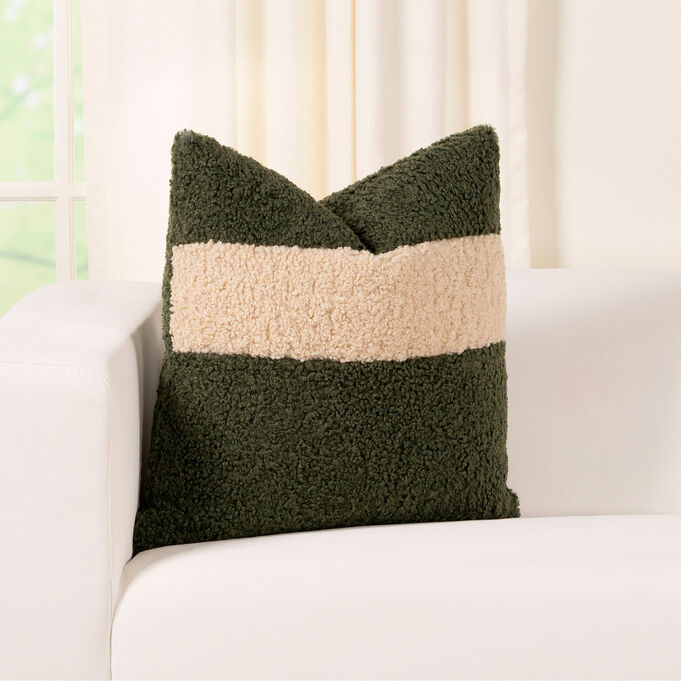 Tiffany Cloverleaf Stripe Boucle Pillow