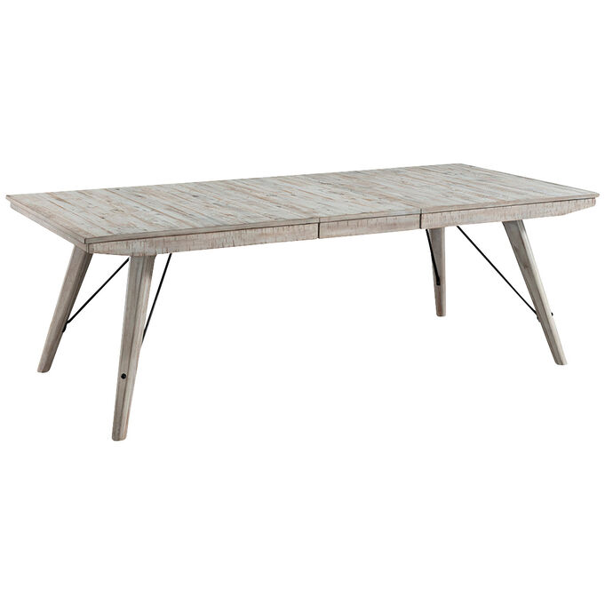 Intercon | Modern Rustic Weathered White Dining Table