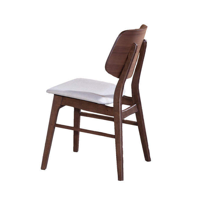 Oscar Walnut Wood Back Chair