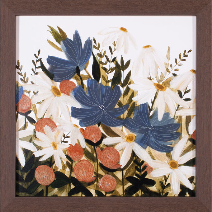 Art Effects | Wildflower Garden II Wall Art | Blue