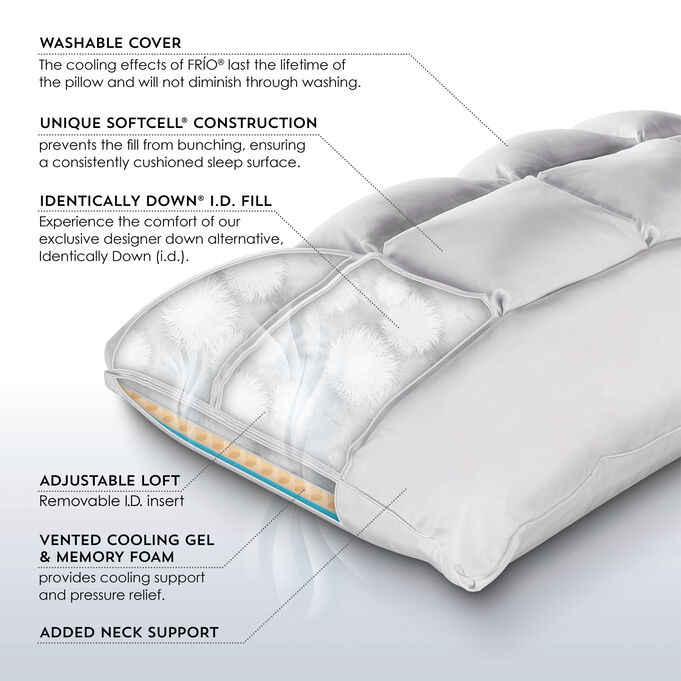 PureCare Sub-0 King SoftCell Select Pillow