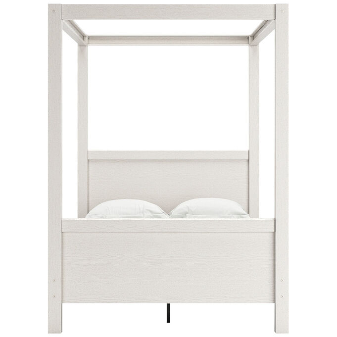 Ashley Furniture | Aprilyn White Full Canopy Bed